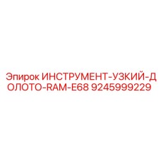 9245999229 ИНСТРУМЕНТ-УЗКИЙ-ДОЛОТО-RAM-E68 Epiroc