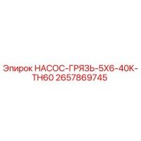 2657869745 НАСОС-ГРЯЗЬ-5X6-40K-TH60 Epiroc