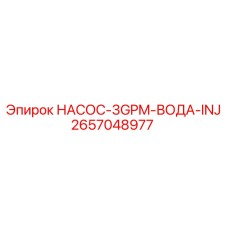 2657048977 НАСОС-3GPM-ВОДА-INJ Epiroc