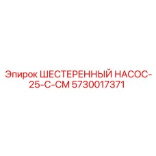 5730017371 ШЕСТЕРЕННЫЙ НАСОС-25-C-CM Epiroc