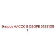 51331361 НАСОС В СБОРЕ Epiroc