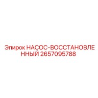 2657095788 НАСОС-ВОССТАНОВЛЕННЫЙ Epiroc