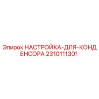 2310111301 НАСТРОЙКА ДЛЯ КОНДЕНСОРА Epiroc
