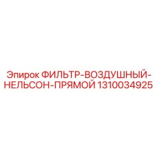 1310034925 ФИЛЬТР-ВОЗДУШНЫЙ-НЕЛЬСОН-ПРЯМОЙ Epiroc