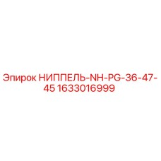 1633016999 НИППЕЛЬ-NH-PG-36-47-45 Epiroc