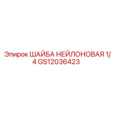 GS12036423 ШАЙБА НЕЙЛОНОВАЯ 1/4 Epiroc