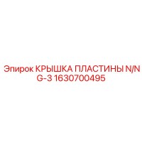 1630700495 КРЫШКА ПЛАСТИНЫ N/NG-3 Epiroc