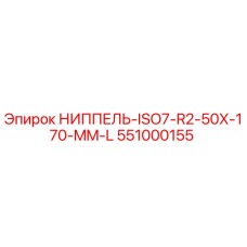 551000155 НИППЕЛЬ-ISO7-R2-50X-170-MM-L Epiroc