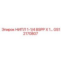 GS12170807 НИПЛ 1-1/4 BSPP X 1 Epiroc