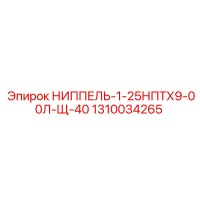 1310034265 НИППЕЛЬ-1-25НПТХ9-00Л-Щ-40 Epiroc