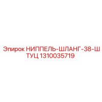 1310035719 НИППЕЛЬ-ШЛАНГ-38-ШТУЦ Epiroc