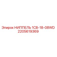 2205619369 НИППЕЛЬ 1CB-18-08WD Epiroc