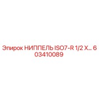 603410089 НИППЕЛЬ ISO7-R 1/2 X… by Epiroc