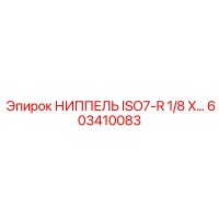 603410083 НИППЕЛЬ ISO7-R 1/8 X… Epiroc