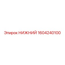 1604240100 НИЖНИЙ Epiroc