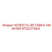 9753211564 ЧЕЛЮСТЬ-ВСТАВКА-НИЖНЯЯ Epiroc