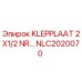 NLC2020070 KLEPPLAAT 2X1/2 NR... Epiroc