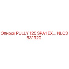 NLC3531920 PULLY 125 SPA1 EX.… Epiroc