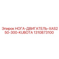 1310873100 НОГА ДВИГАТЕЛЬ XAS250-300 KUBOTA Epiroc