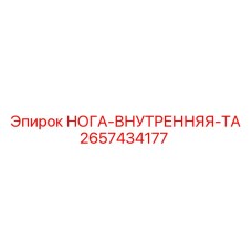 2657434177 НОГА-ВНУТРЕННЯЯ-ТА Epiroc