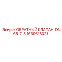 1639613021 ОБРАТНЫЙ КЛАПАН-DN65-7-3 Epiroc