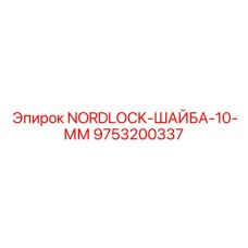 9753200337 NORDLOCK-ШАЙБА-10-ММ Epiroc