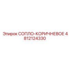 4812124330 СОПЛО-КОРИЧНЕВОЕ Epiroc
