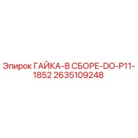2635109248 ГАЙКА-В СБОРЕ-DO-P11-1852 Epiroc