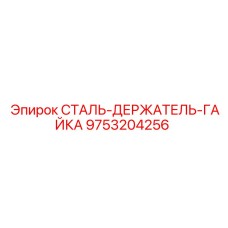 9753204256 СТАЛЬ-ДЕРЖАТЕЛЬ-ГАЙКА Epiroc