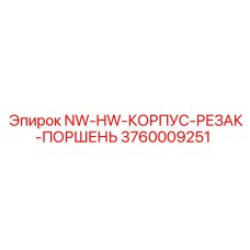 3760009251 NW-HW-КОРПУС-РЕЗАК-ПОРШЕНЬ Epiroc