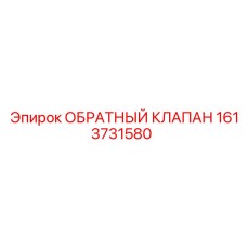 Клапан 1613731580 для установок PowerROC