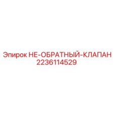 2236114529 НЕ-ОБРАТНЫЙ-КЛАПАН Epiroc