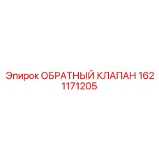 1621171205 ОБРАТНЫЙ КЛАПАН Epiroc