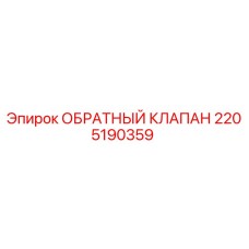 2205190359 ОБРАТНЫЙ КЛАПАН Epiroc