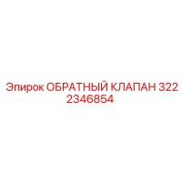 3222346854 ОБРАТНЫЙ КЛАПАН Epiroc