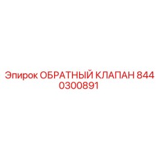 8440300891 ОБРАТНЫЙ КЛАПАН Epiroc