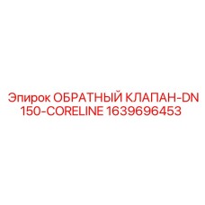 1639696453 ОБРАТНЫЙ КЛАПАН-DN150-CORELINE Epiroc