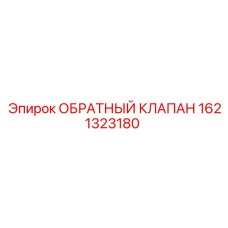 1621323180 ОБРАТНЫЙ КЛАПАН Epiroc