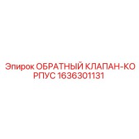 1636301131 ОБРАТНЫЙ КЛАПАН-КОРПУС Epiroc