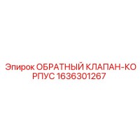 1636301267 ОБРАТНЫЙ КЛАПАН-КОРПУС Epiroc