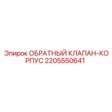 2205550641 ОБРАТНЫЙ КЛАПАН-КОРПУС Epiroc