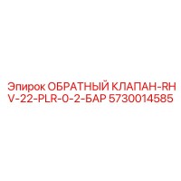 5730014585 ОБРАТНЫЙ КЛАПАН-RHV-22-PLR-0-2-БАР Epiroc