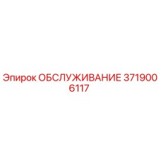 3719006117 ОБСЛУЖИВАНИЕ Epiroc