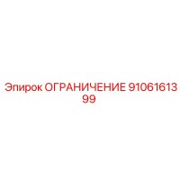 9106161399 ОГРАНИЧЕНИЕ Epiroc