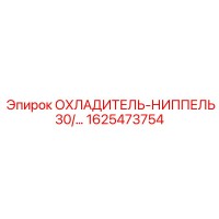 1625473754 ОХЛАДИТЕЛЬ-НИППЕЛЬ 30/... Epiroc