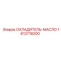 1613718200 ОХЛАДИТЕЛЬ-МАСЛО (Epiroc)