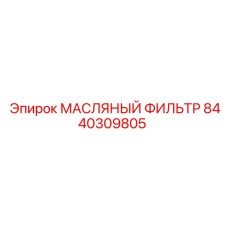 8440309805 МАСЛЯНЫЙ ФИЛЬТР Epiroc