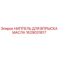 1629031817 НИППЕЛЬ ДЛЯ ВПРЫСКА МАСЛА Epiroc