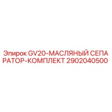 2902040500 - GV20-МАСЛЯНЫЙ СЕПАРАТОР-КОМПЛЕКТ - Epiroc