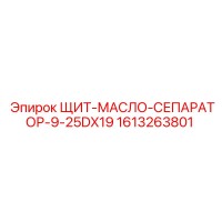 1613263801 ЩИТ-МАСЛО-СЕПАРАТОР-9-25DX19 Epiroc